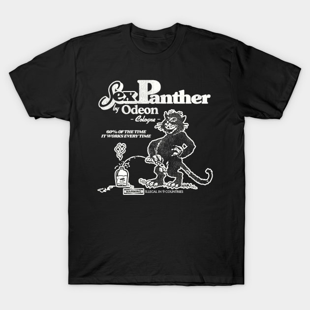 Sex Panther by Odeon B/W T-Shirt by darklordpug